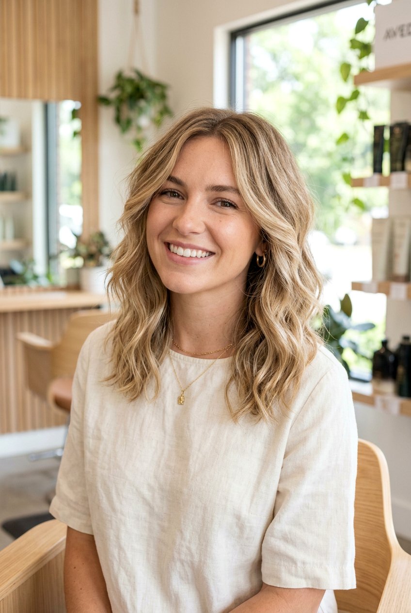 Wavy Lob Haircut With Layers - 20 beachy lob with layers - 20 beachy lob with layers