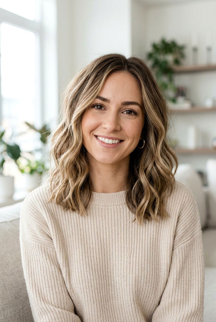 Wavy Lob Haircut - 20 best haircut for wavy hair - 20 best haircut for wavy hair