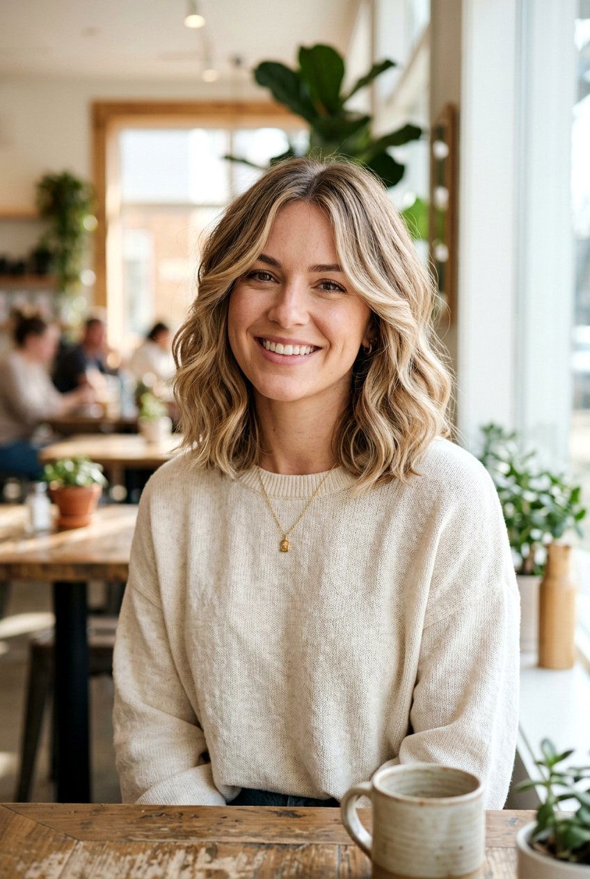 Wavy Lob With Face Framing Pieces - 20 feminine bob haircuts - 20 feminine bob haircuts