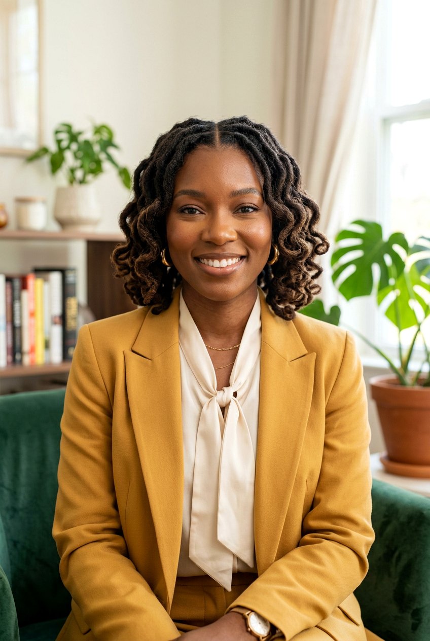 Wavy Loc Bob Middle Part - 20 loc bob with middle part - 20 loc bob with middle part