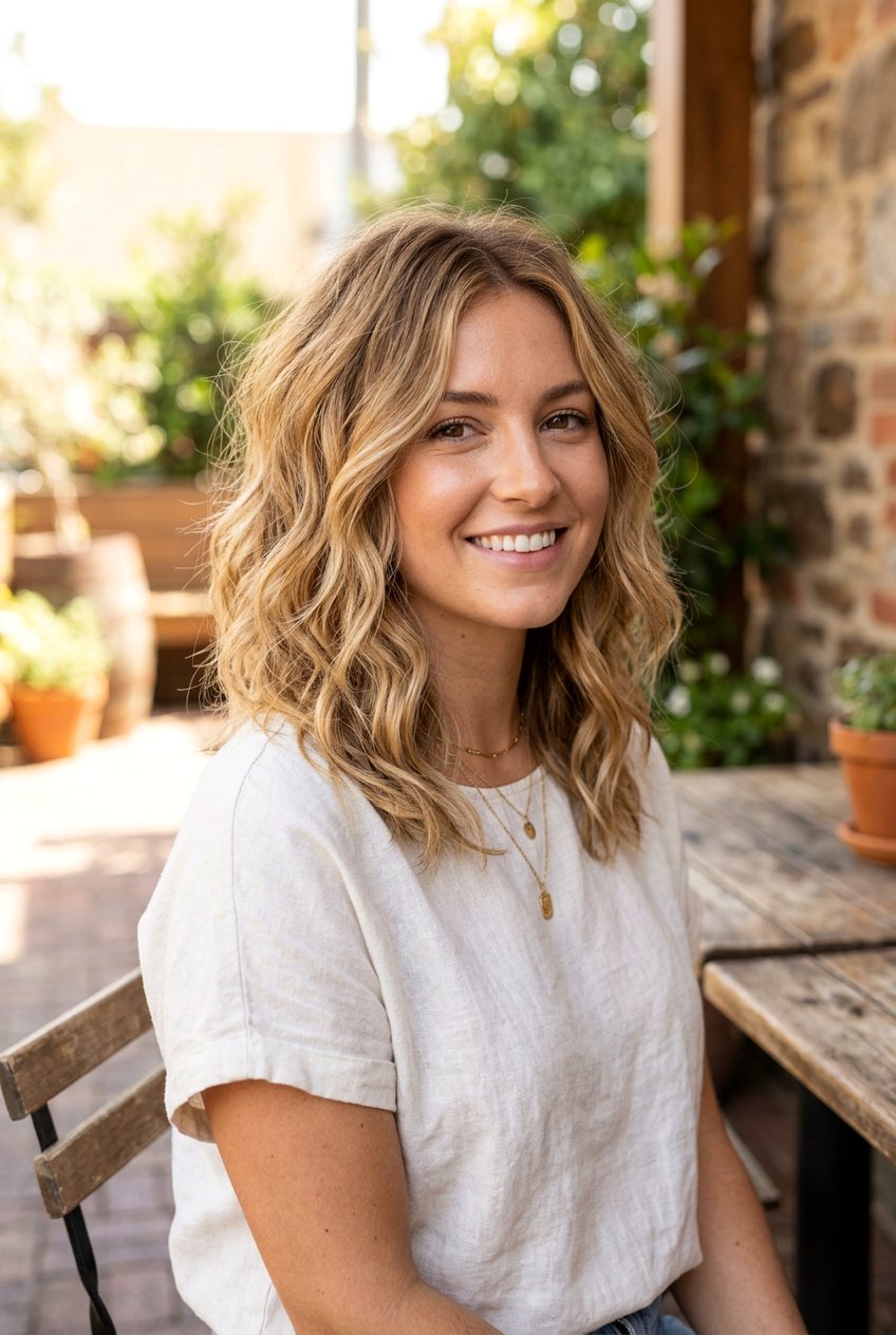 Wavy Medium Layered Haircut - 20 medium layered haircuts - 20 medium layered haircuts