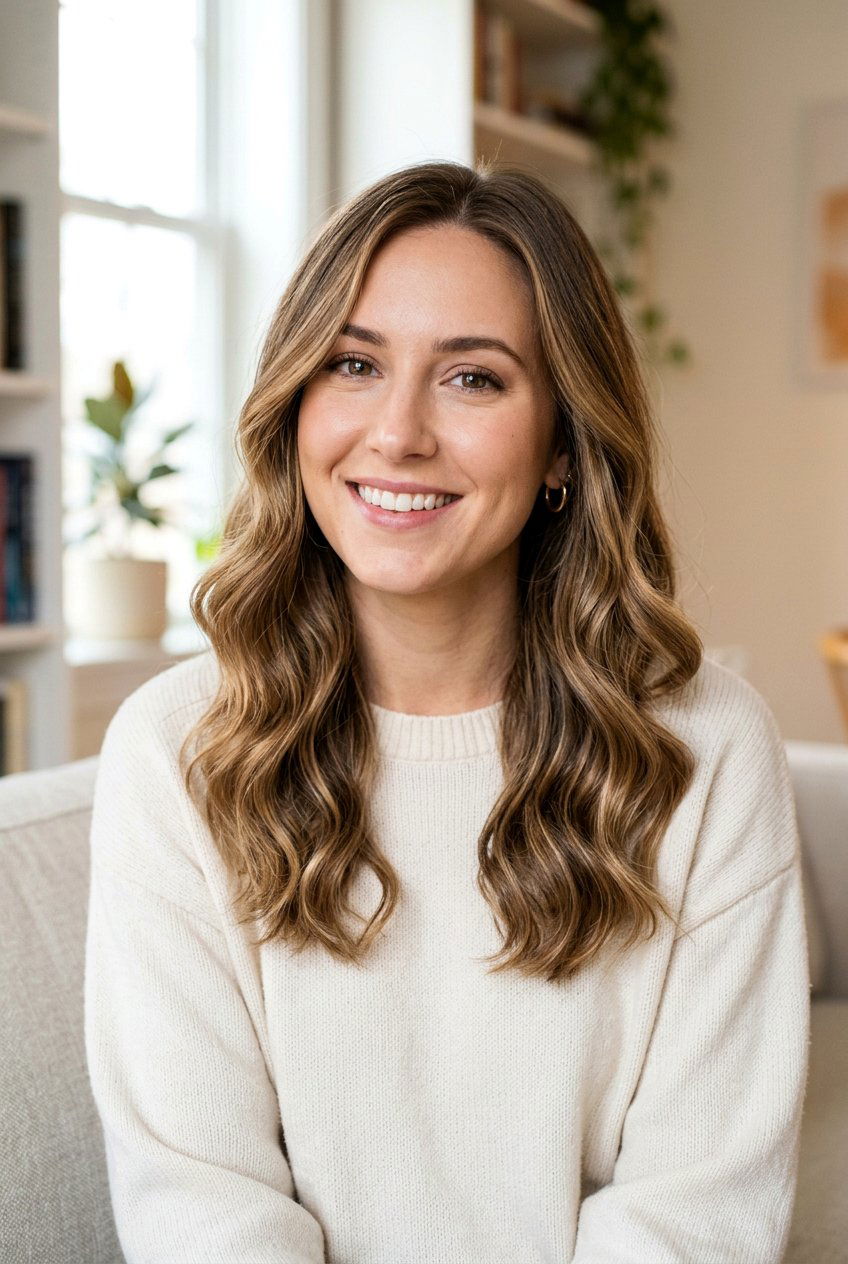 Wavy Medium Length Haircut - 20 medium haircuts for women over 50 - 20 medium haircuts for women over 50