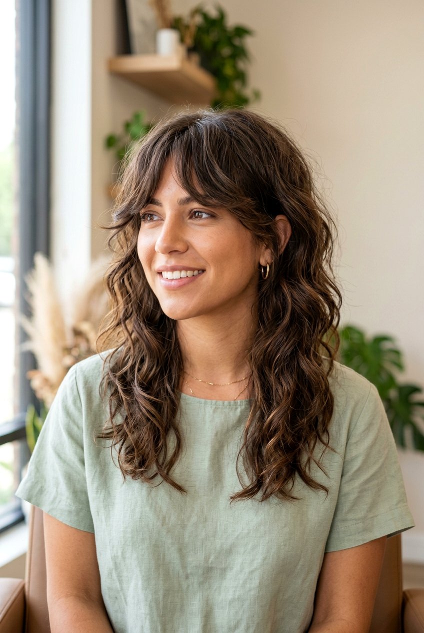 Wavy Medium Wolf Cut - 20 medium wolf cut - 20 medium wolf cut