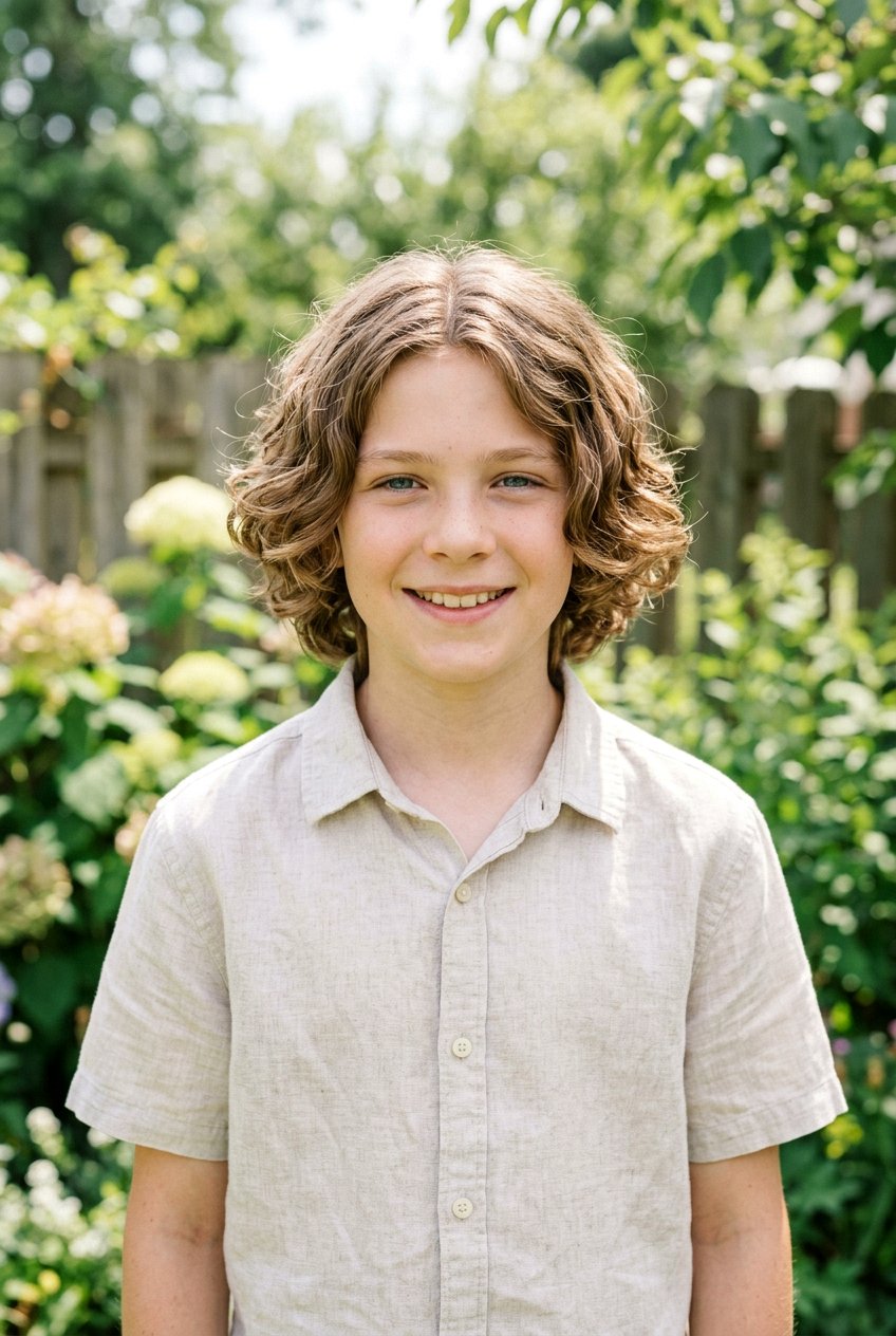 Wavy Middle Part Flow - 20 fluffy middle part haircut for boys - 20 fluffy middle part haircut for boys