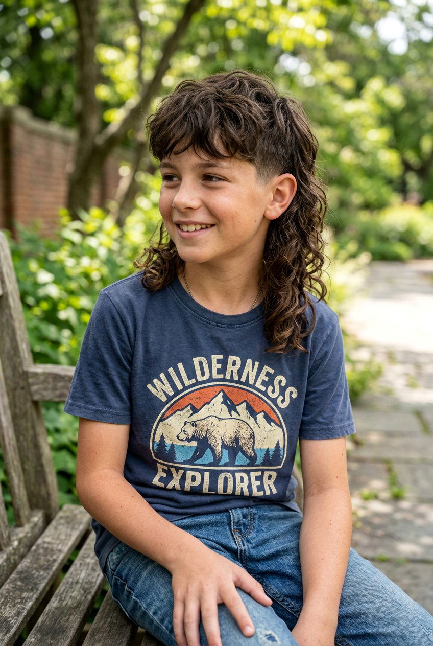 Wavy Modern Mullet - 20 boys haircut for curly wavy hair - 20 boys haircut for curly wavy hair