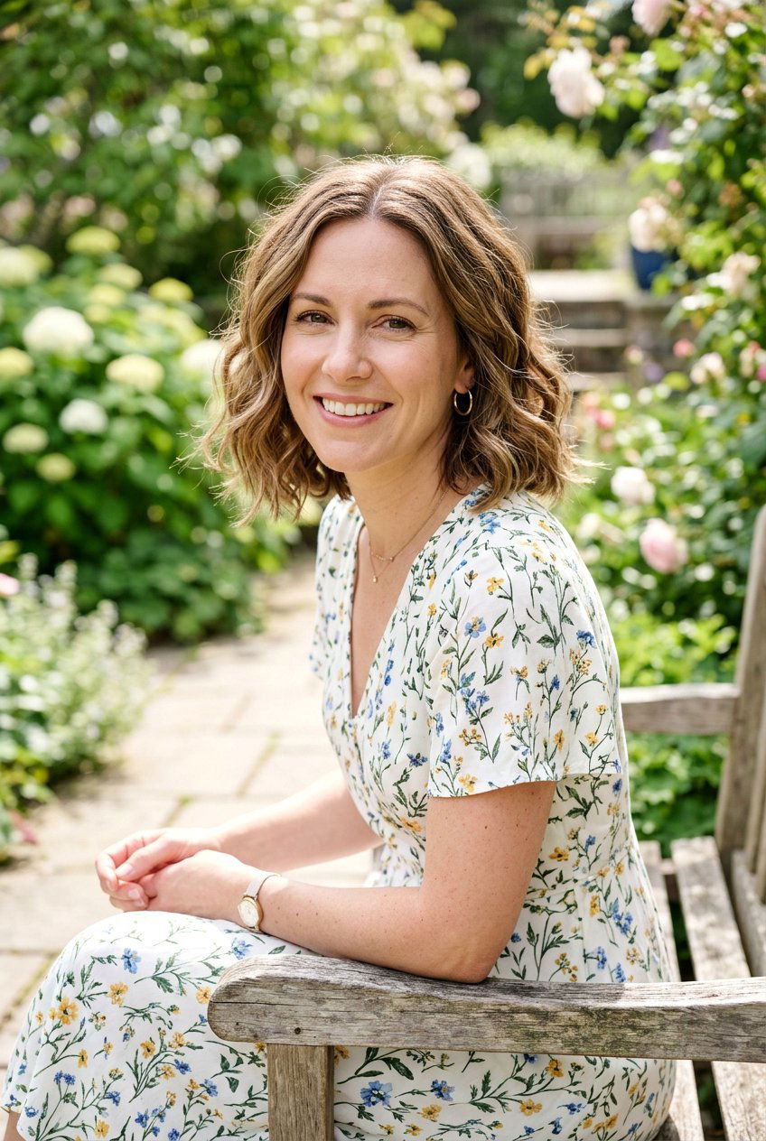 Wavy Mom Bob With Middle Part - 20 mom bob haircut with middle part - 20 mom bob haircut with middle part
