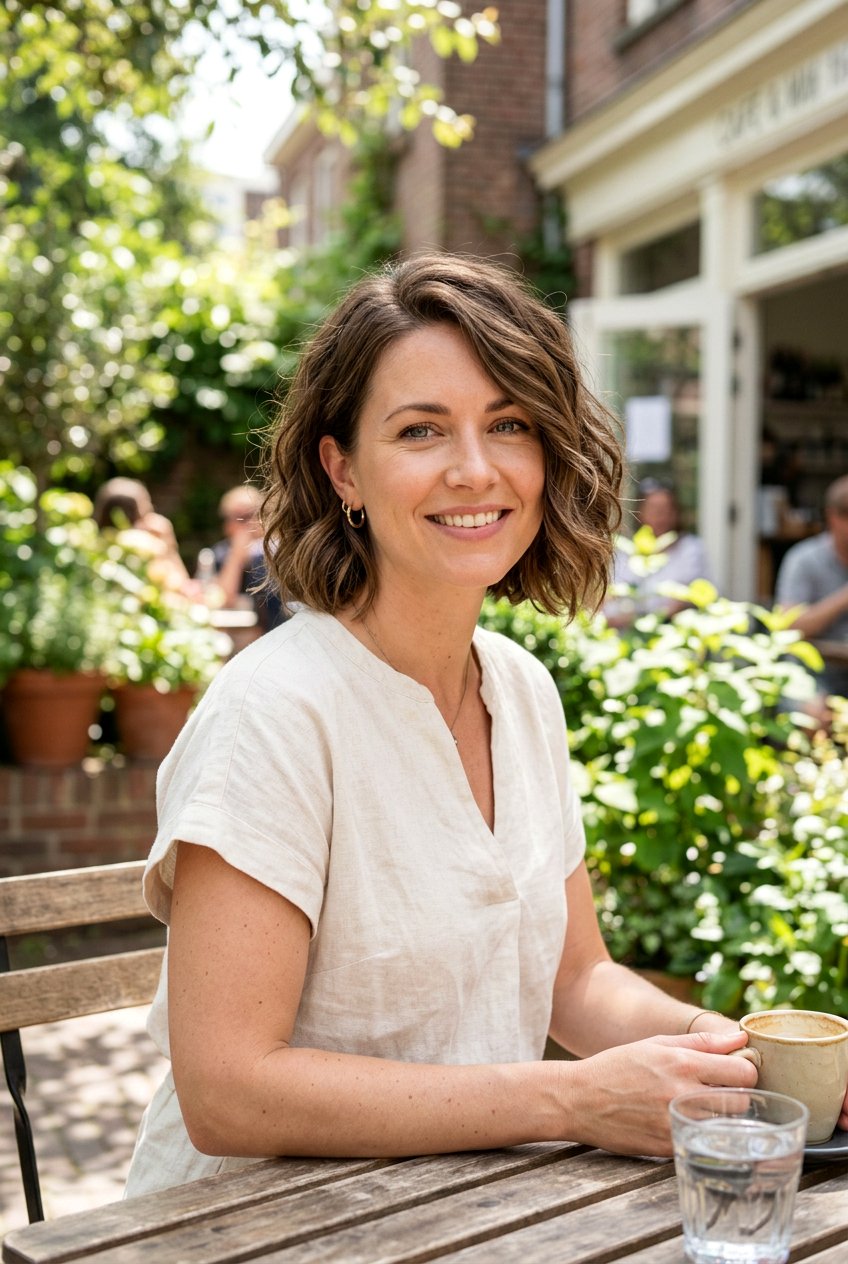 Wavy Mom Bob - 20 mom bob haircut - 20 mom bob haircut