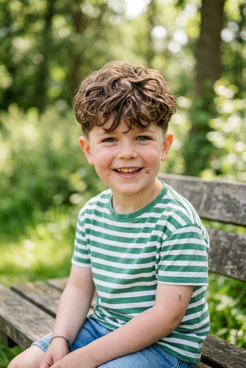 Wavy Mop Top - 20 little boy long top short sides haircut - 20 little boy long top short sides haircut