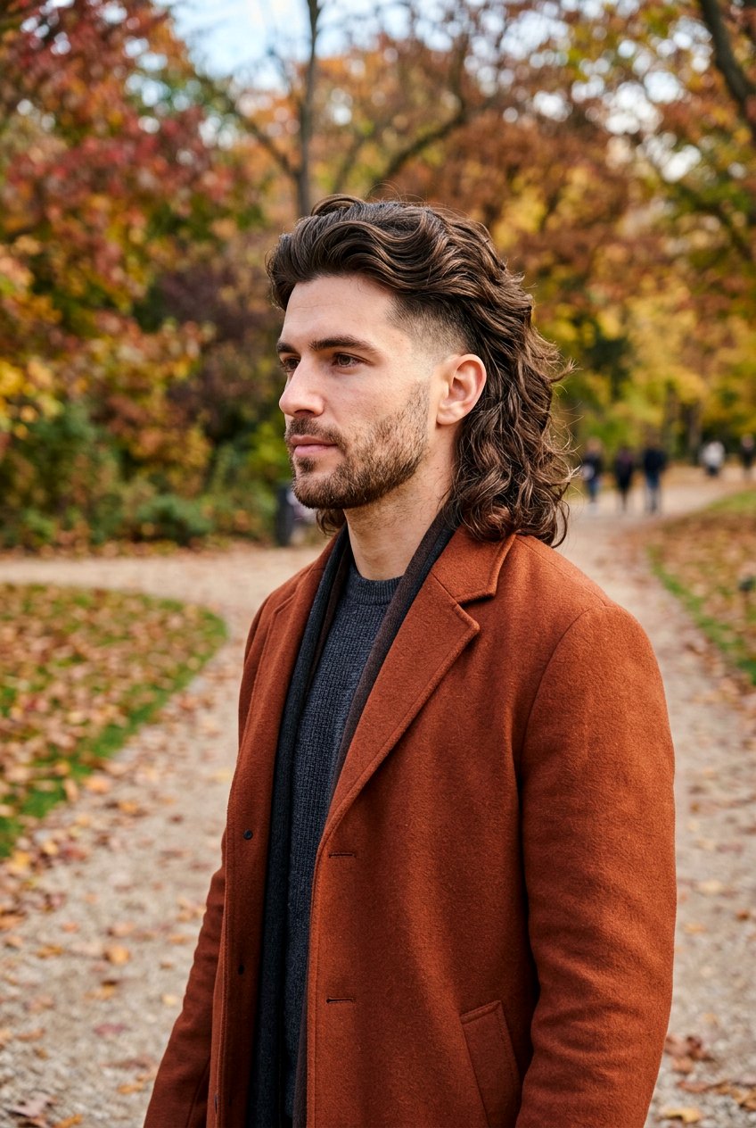 Wavy Mullet Fade With Beard - 20 men mullet fade for wavy hair - 20 men mullet fade for wavy hair
