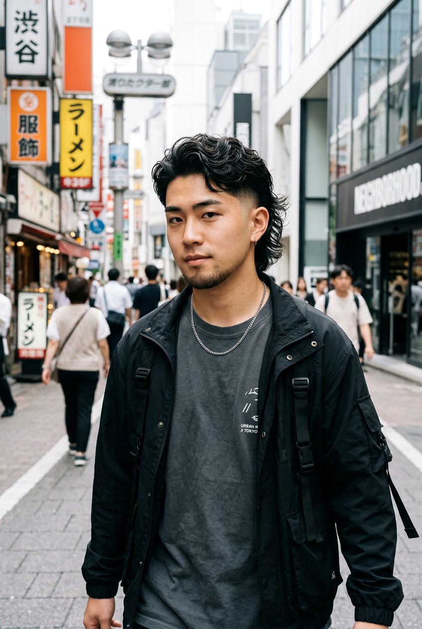 Wavy Mullet Fade With Design - 20 men mullet fade for wavy hair - 20 men mullet fade for wavy hair