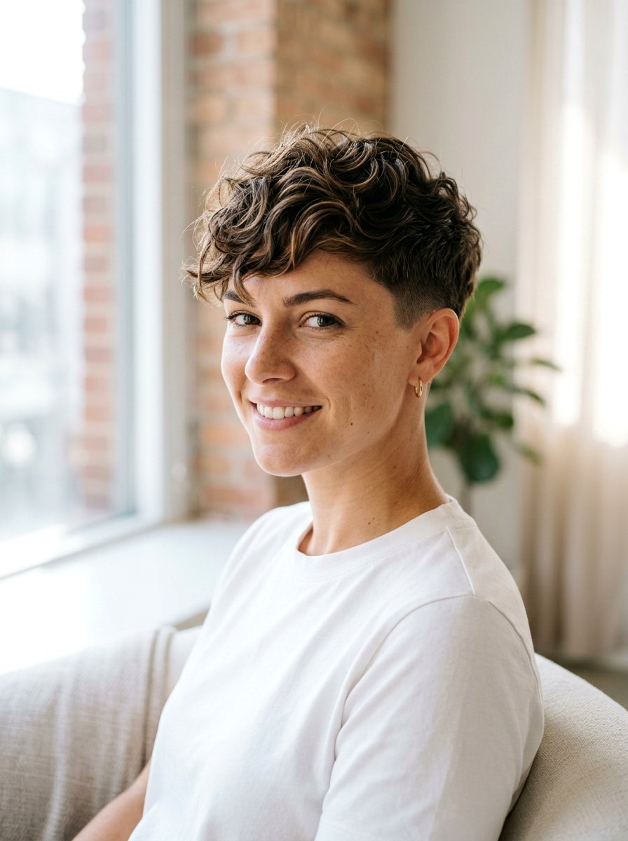 Wavy Pixie Cut - 20 wavy haircut ideas for women - 20 wavy haircut ideas for women