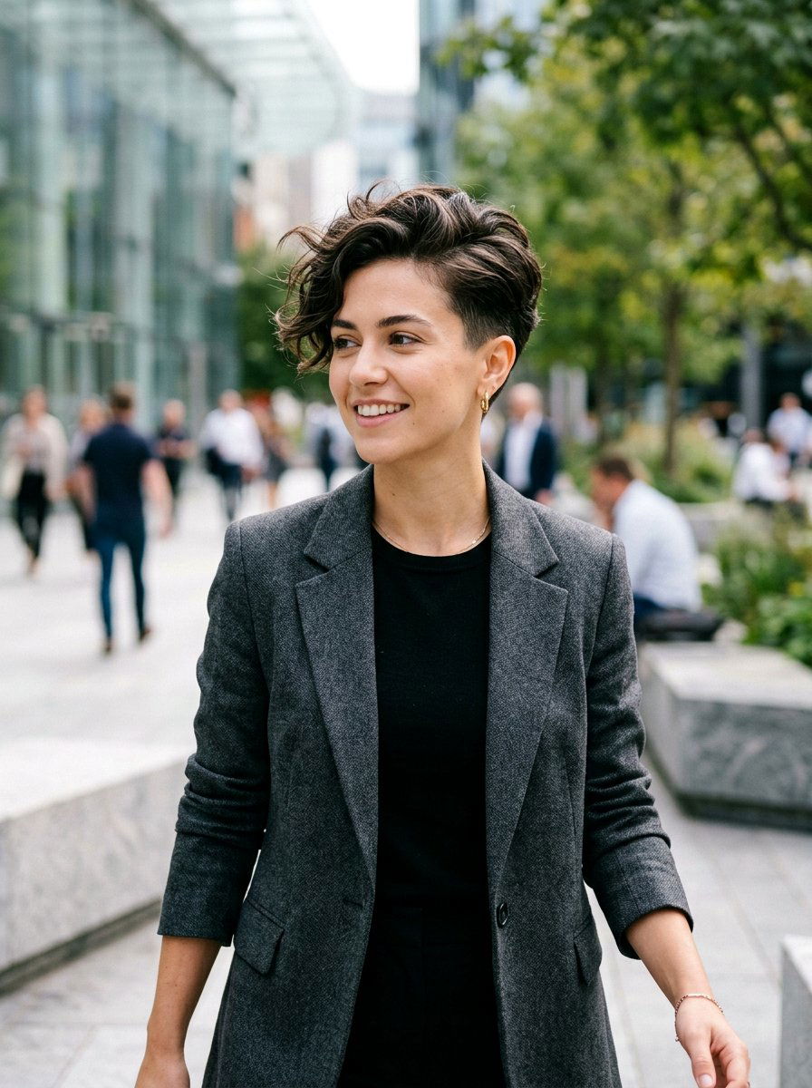 Wavy Pixie Cut - 20 wavy hairstyle ideas for women - 20 wavy hairstyle ideas for women