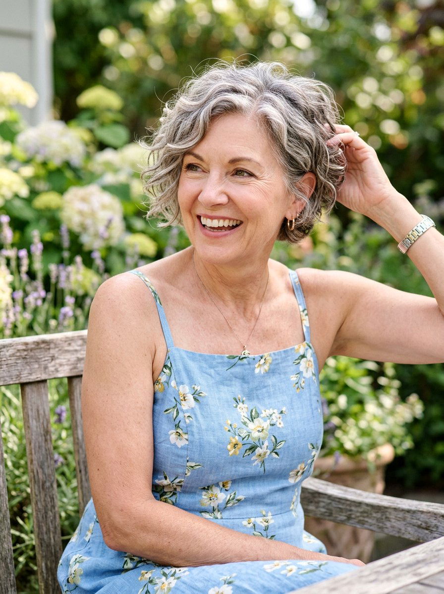 Wavy Pixie Cut - 20 wedding guest pixie hairstyle for older women - 20 wedding guest pixie hairstyle for older women