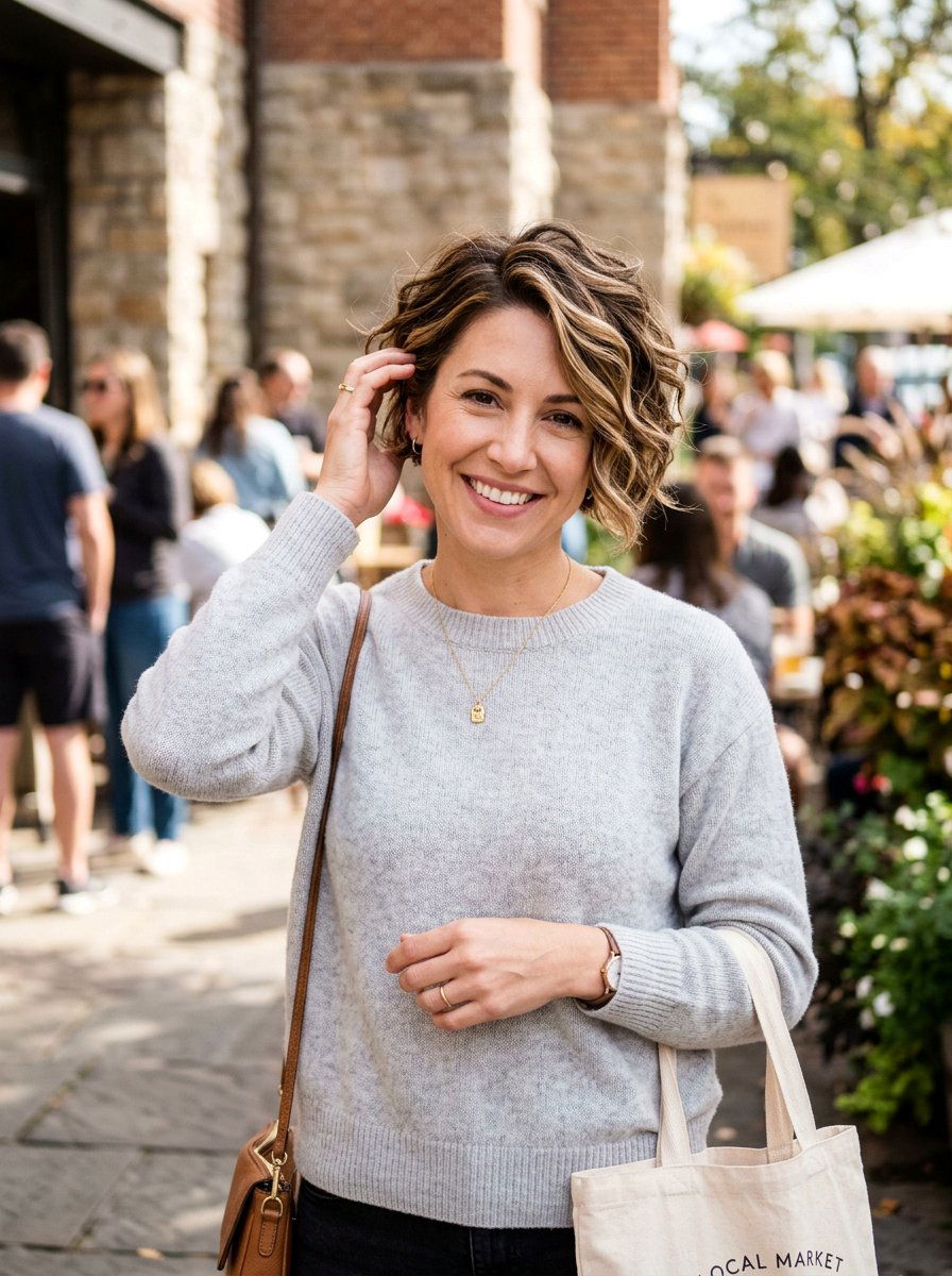 Wavy Pixie With Highlights - 20 wavy pixie for fine hair women - 20 wavy pixie for fine hair women