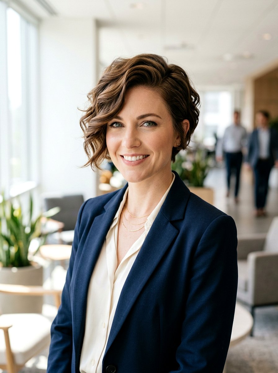 Wavy Pixie With Side Part - 20 wavy pixie for fine hair women - 20 wavy pixie for fine hair women