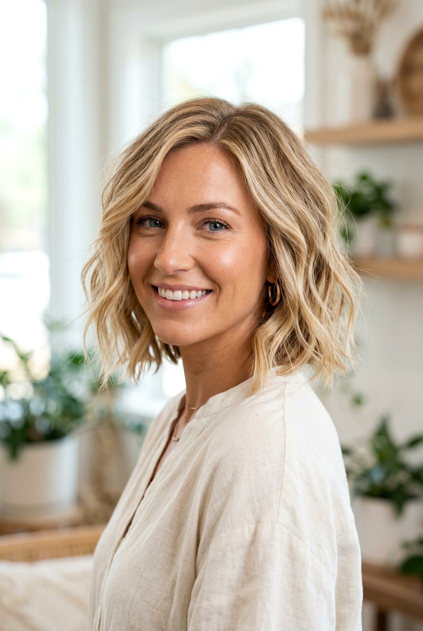 Wavy Razor Cut Bob - 20 razor cut bob haircut - 20 razor cut bob haircut