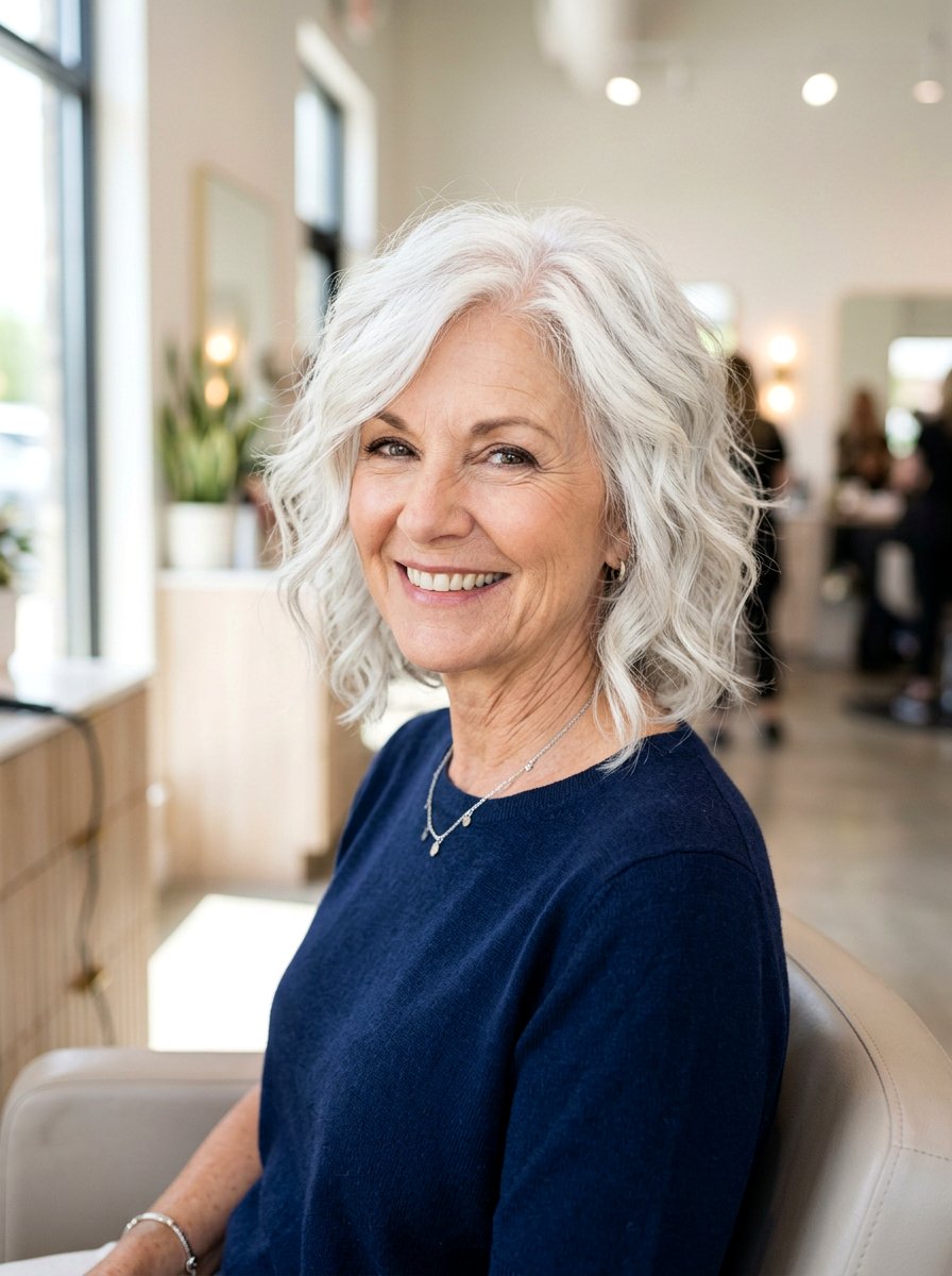 Wavy Shag Bob Haircut - 20 wavy shag haircut for women over 60 - 20 wavy shag haircut for women over 60