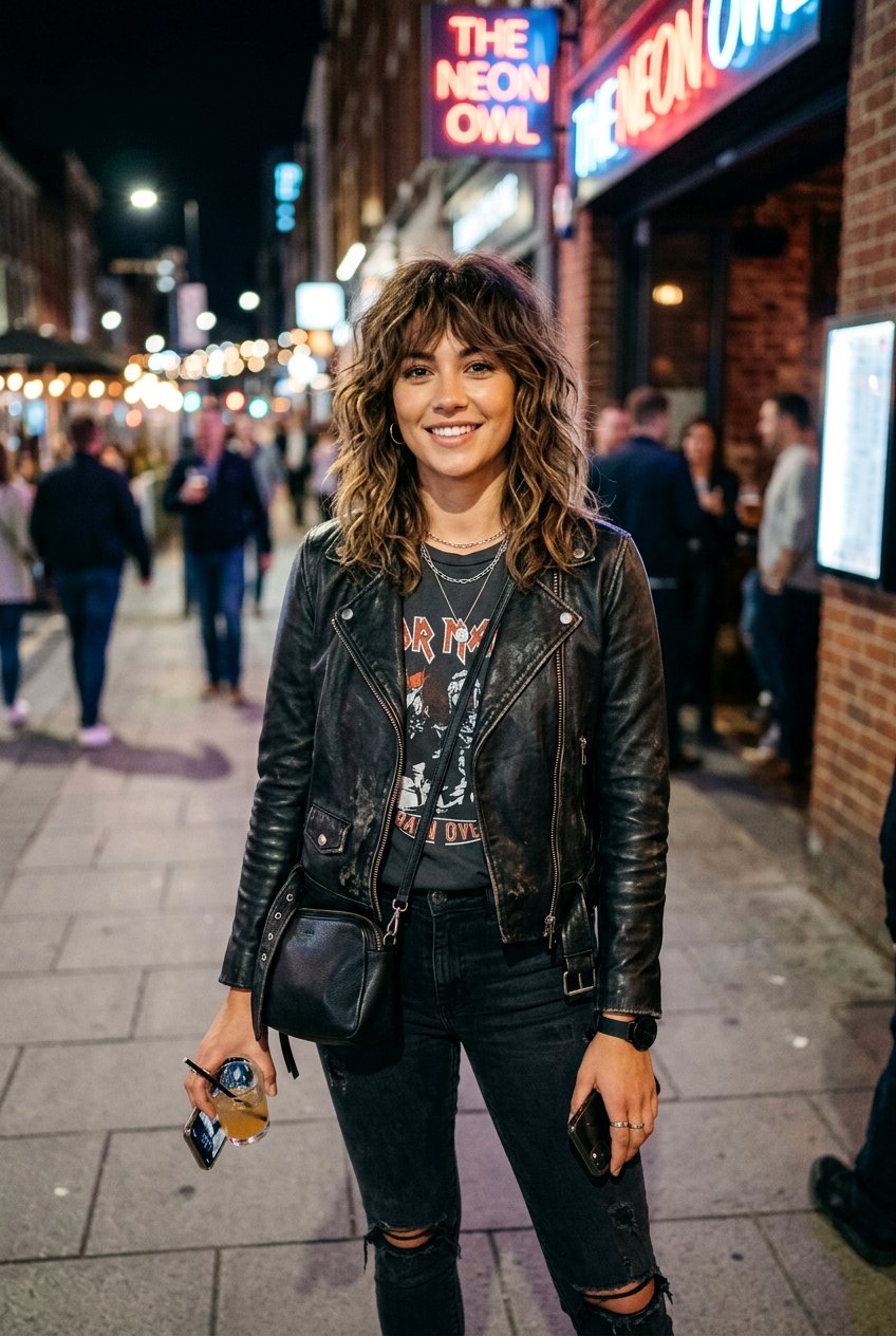 Wavy Shag For Girls Night - 20 girls night waves hairstyle - 20 girls night waves hairstyle