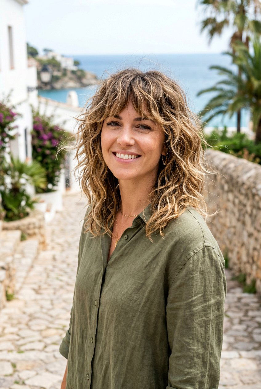 Wavy Shag - 20 shag haircuts for women - 20 shag haircuts for women