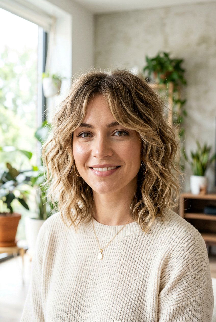 Wavy Shaggy Bob - 20 short haircuts for fine hair - 20 short haircuts for fine hair