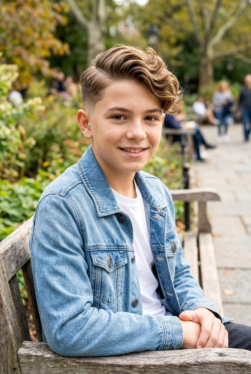 Wavy Side Part Haircut For Boys - 20 side part haircut for boys - 20 side part haircut for boys