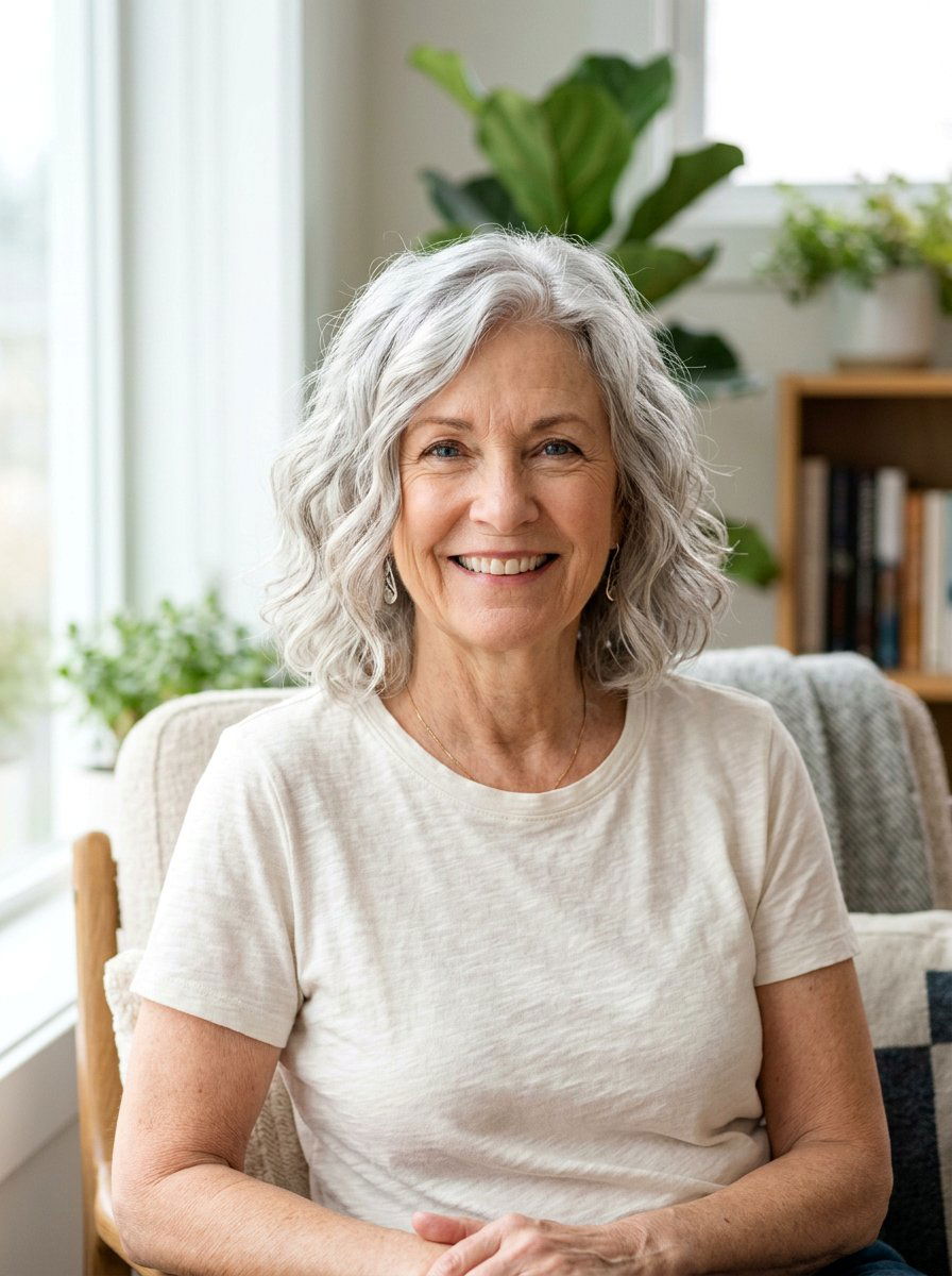 Wavy Silver Bob For Older Women - 20 older women silver bob ideas - 20 older women silver bob ideas