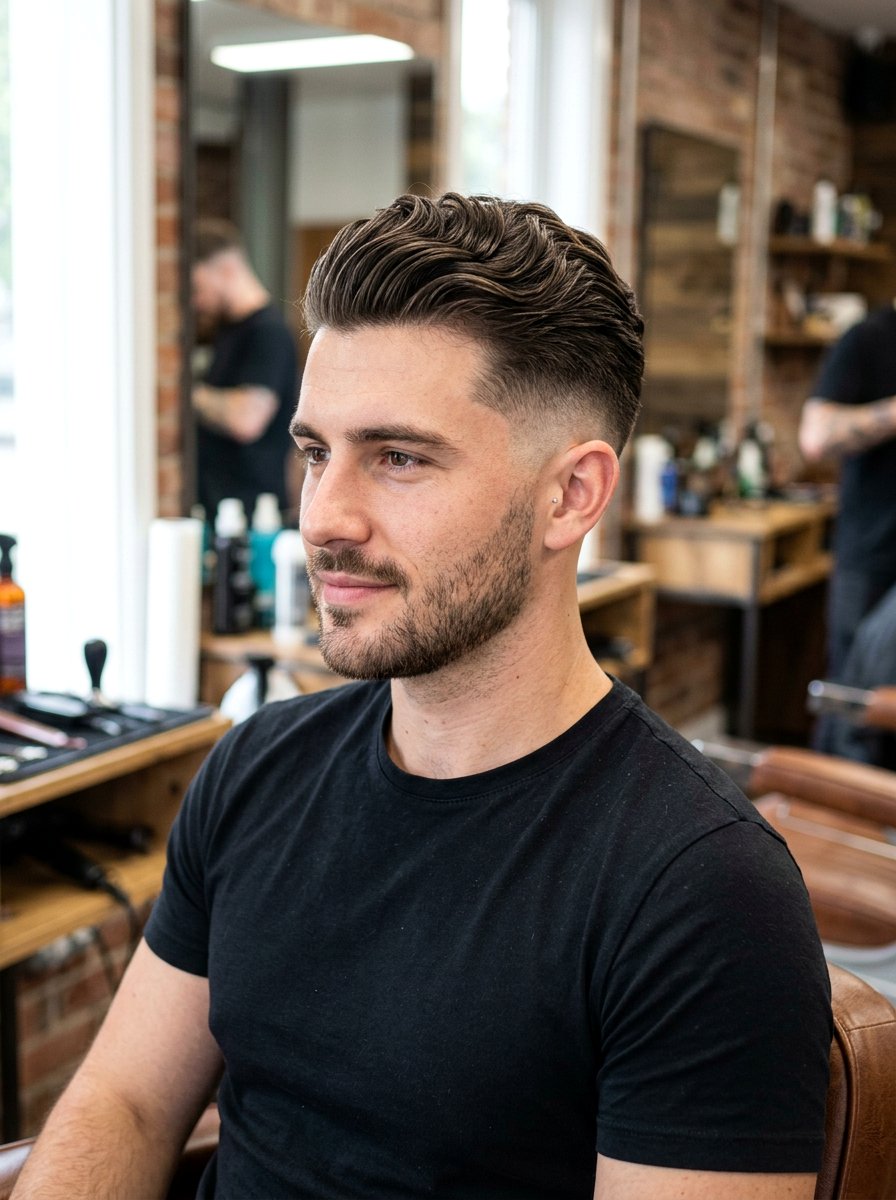 Wavy Slick Back Undercut - 20 slick back for wavy hair men - 20 slick back for wavy hair men