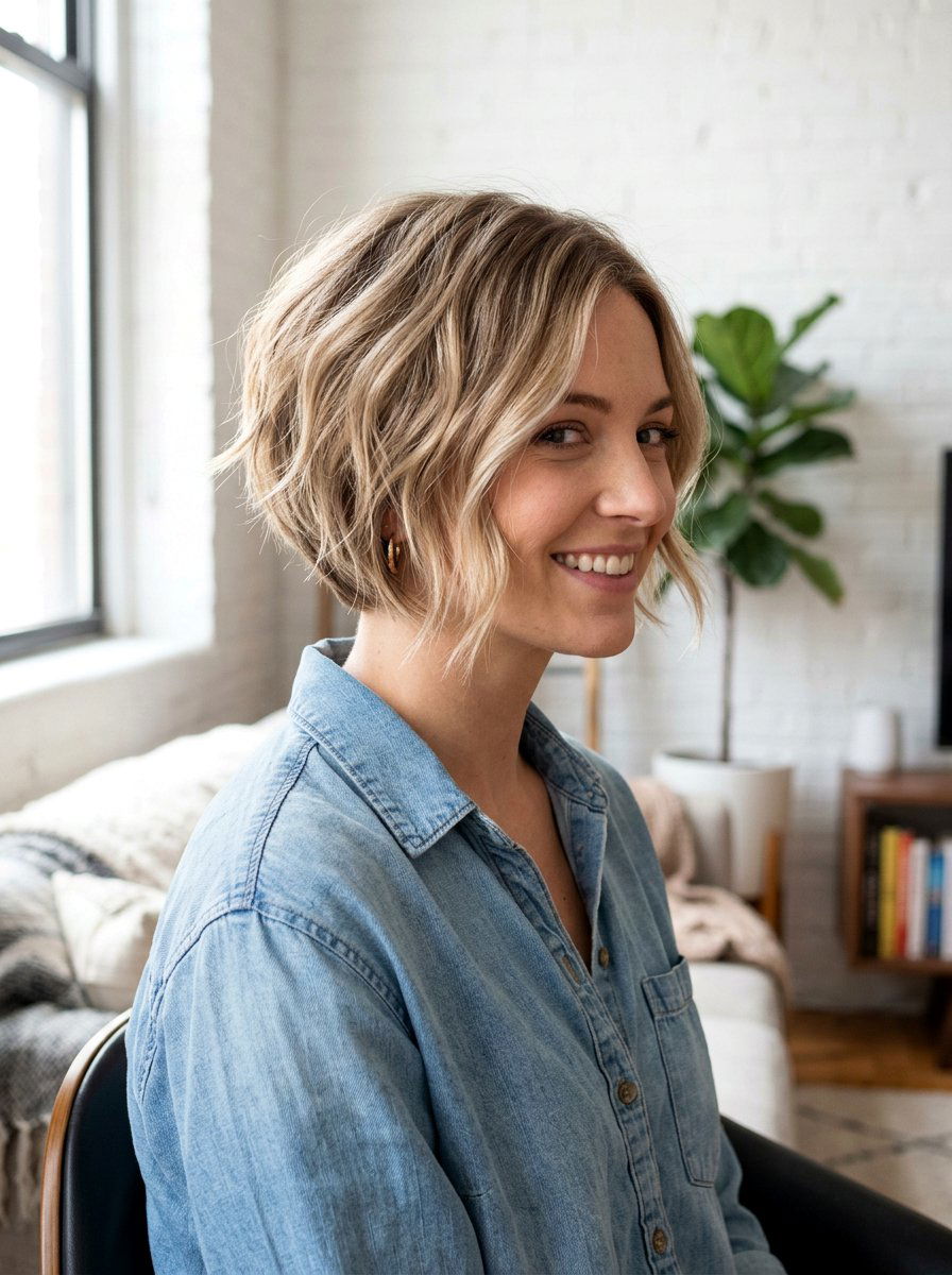 Wavy Stacked Haircut Fine Hair - 20 stacked haircut for fine hair - 20 stacked haircut for fine hair