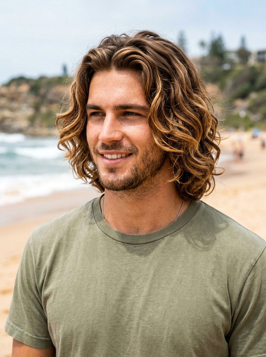 Wavy Surfer Curtain Haircut Men - 20 surfer curtain haircut men - 20 surfer curtain haircut men