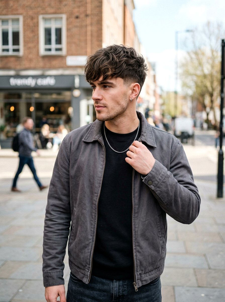 Wavy Textured Fringe Men - 20 wavy fringe haircut men - 20 wavy fringe haircut men