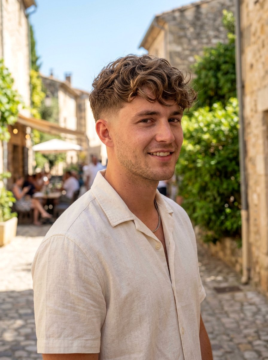 Wavy Textured Fringe With Taper Fade - 20 textured fringe with taper fade - 20 textured fringe with taper fade