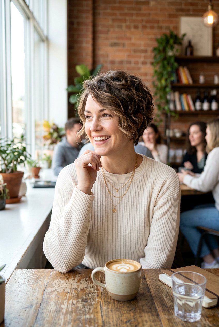 Wavy Textured Pixie - 20 textured pixie haircut - 20 textured pixie haircut