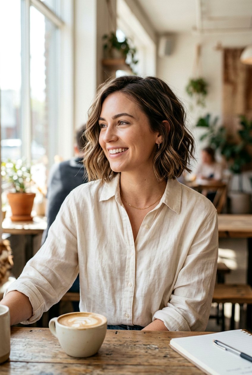 Wavy Textured Short Bob - 20 feminine short hairstyles - 20 feminine short hairstyles