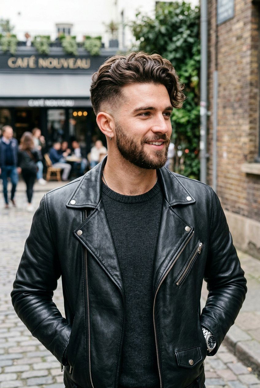 Wavy Undercut - 20 mens haircut for wavy medium hair - 20 men’s haircut for wavy medium hair