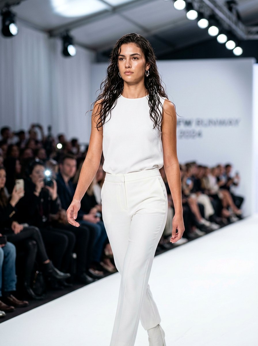 Wavy Wet Hair Runway Look - 20 runway wet look hairstyle - 20 runway wet look hairstyle