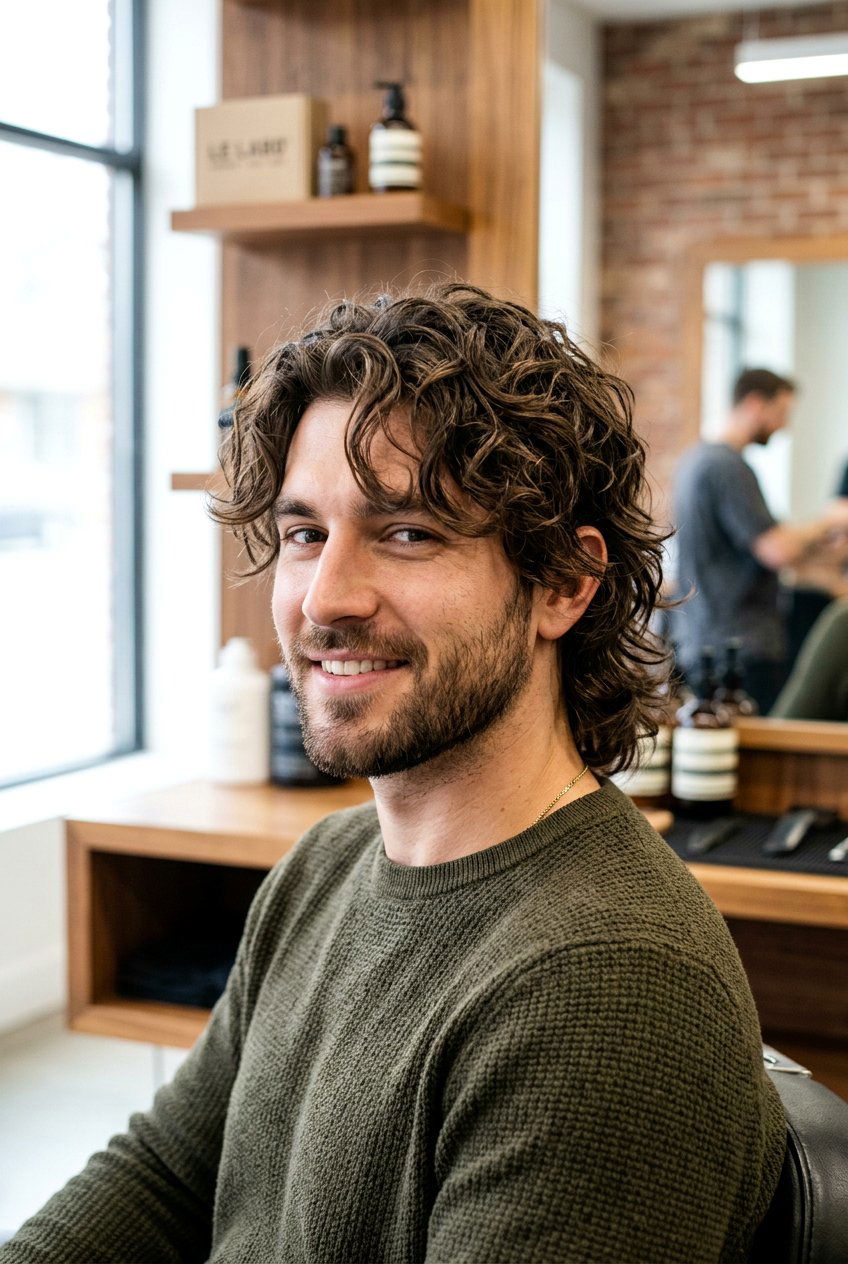 Wavy Wolf Cut - 20 wolf cut men - 20 wolf cut men