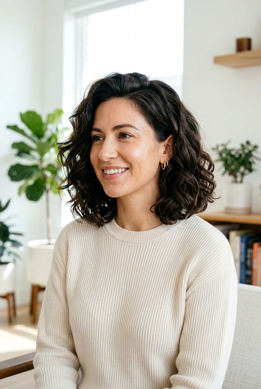 Wavy bob for thick hair - 20 short wavy hairstyles - 20 short wavy hairstyles