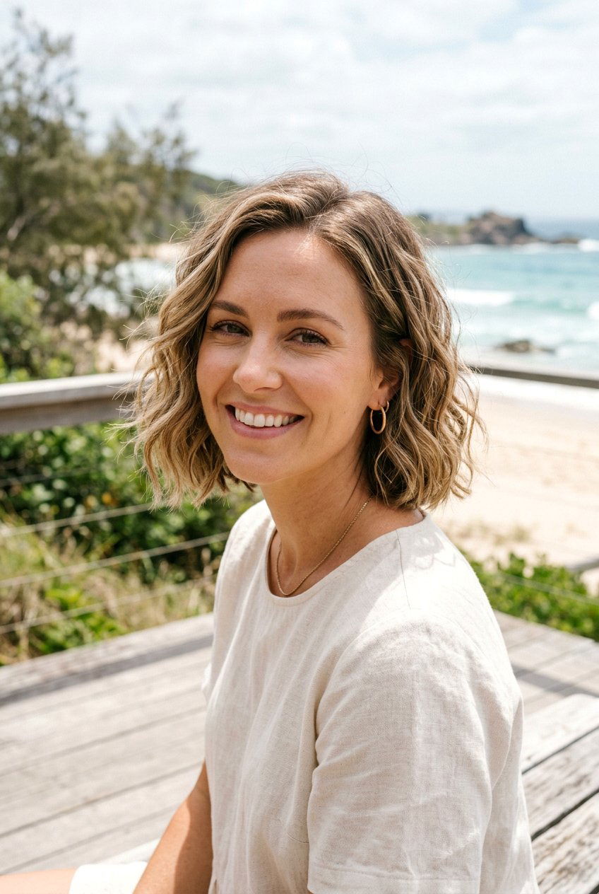 Wavy chin length bob - 20 chin length bob haircut - 20 chin length bob haircut