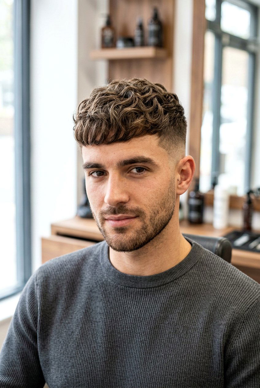 Wavy french crop - 20 wavy hairstyles for men - 20 wavy hairstyles for men