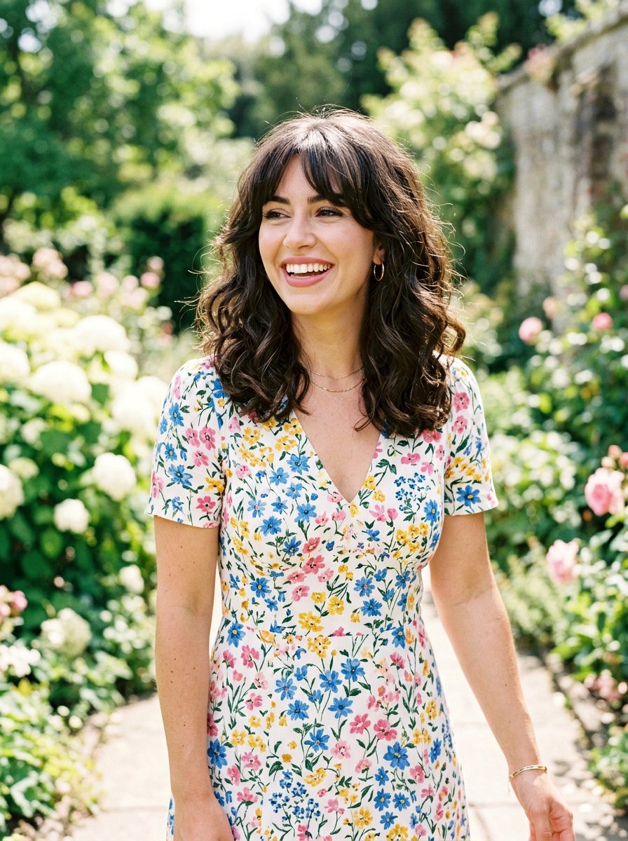 Wavy lob with curtain bangs for thick hair - 20 thick hair lob with curtain bangs - 20 thick hair lob with curtain bangs