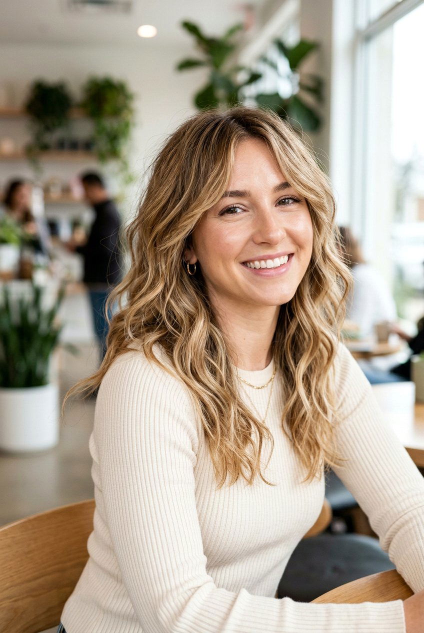 Wavy shoulder length shag - 20 shoulder length shag haircut - 20 shoulder length shag haircut