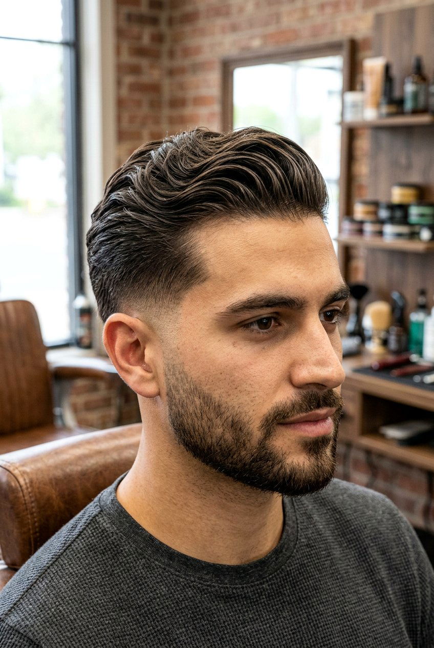 Wavy slick back - 20 wavy hairstyles for men - 20 wavy hairstyles for men