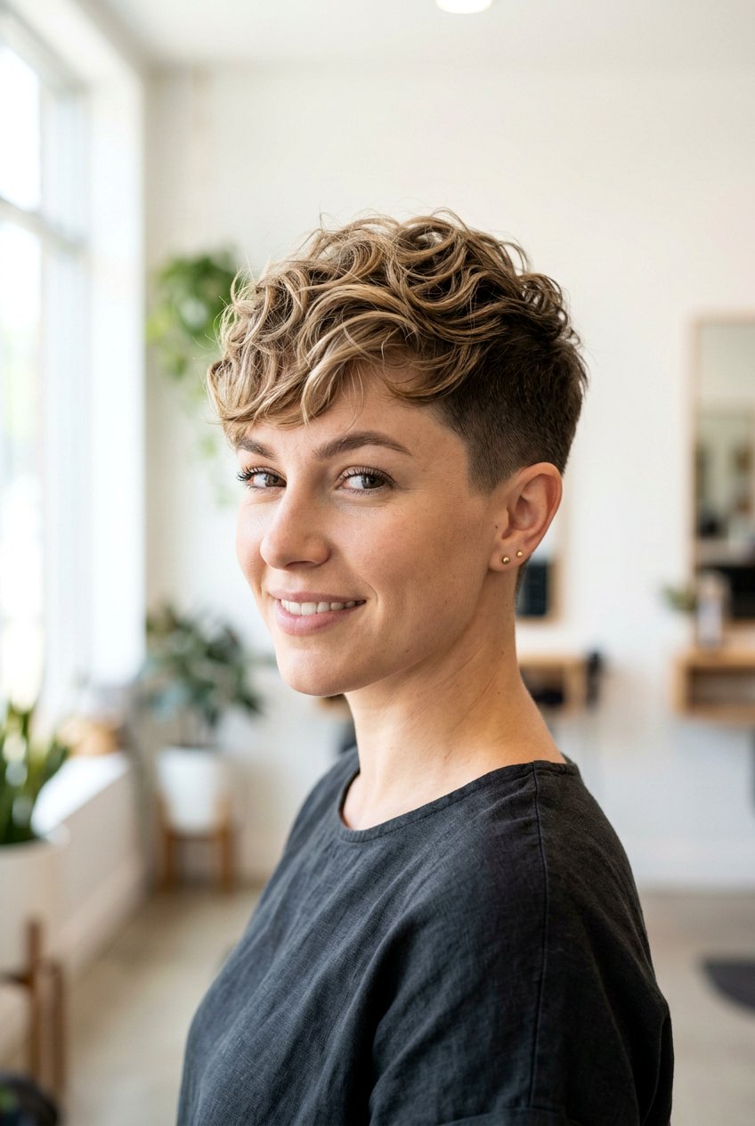 Wavy undercut pixie haircut - 20 undercut pixie haircut - 20 undercut pixie haircut