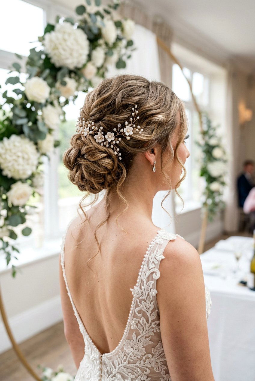 Wedding Twisted Low Bun - 20 twisted low bun hairstyle - 20 twisted low bun hairstyle