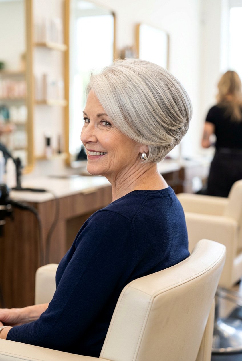 Wedge Haircut - 20 wash and wear short hairstyles for older women - 20 wash and wear short hairstyles for older women