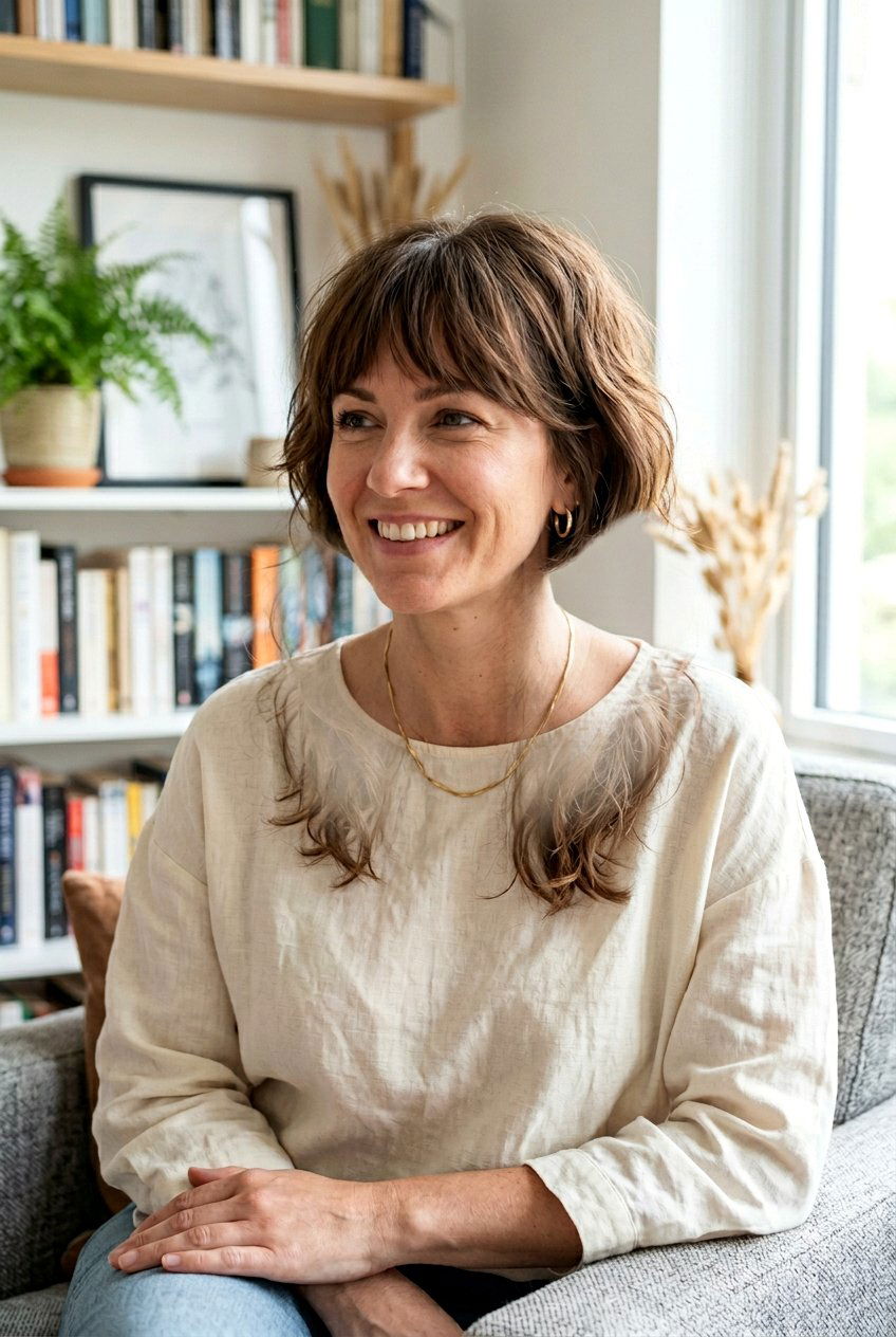 Wedge Haircut With Wispy Bangs - 20 modern wedge haircut for women - 20 modern wedge haircut for women