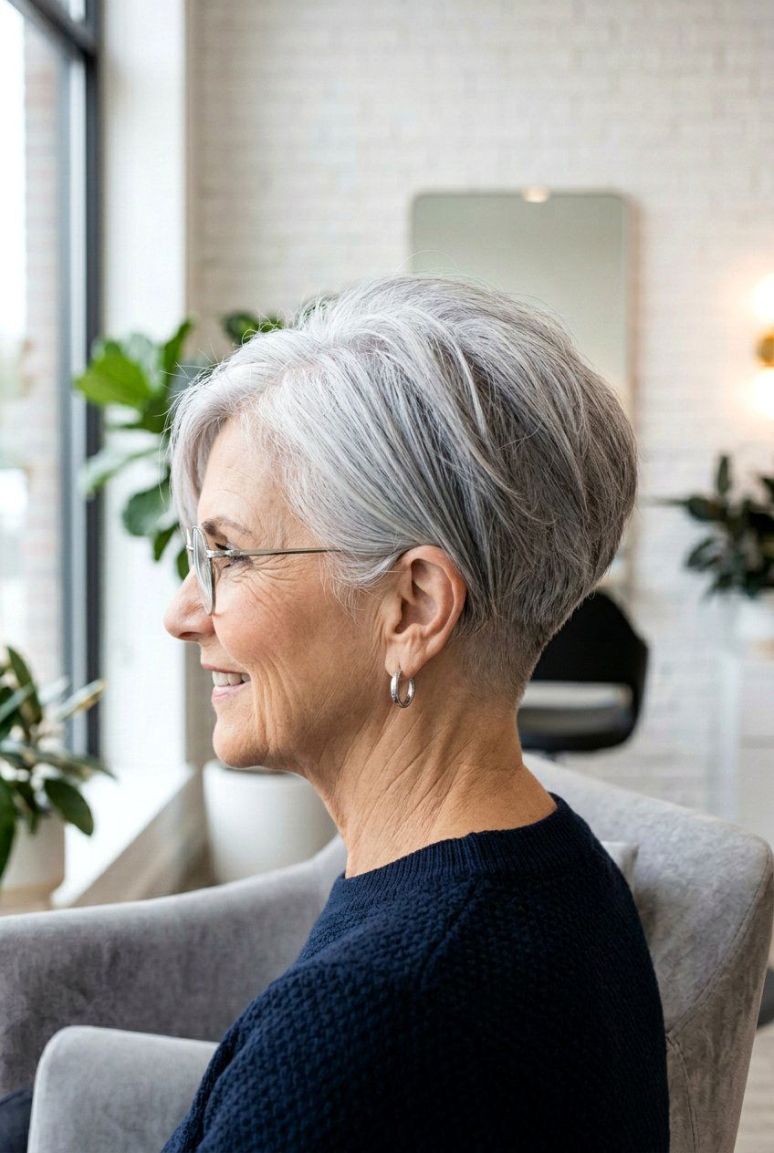 Wedge Haircut - 20 best haircuts for women over 60 - 20 best haircuts for women over 60