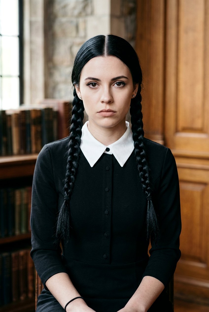 Wednesday Addams Halloween Braid - 20 halloween braid hairstyles - 20 halloween braid hairstyles