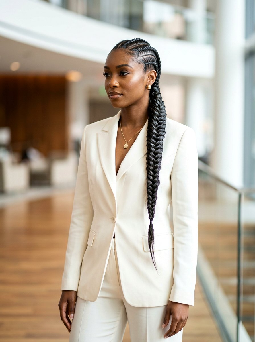 Wet Look Braid - 20 overnight braided ponytail waves - 20 overnight braided ponytail waves