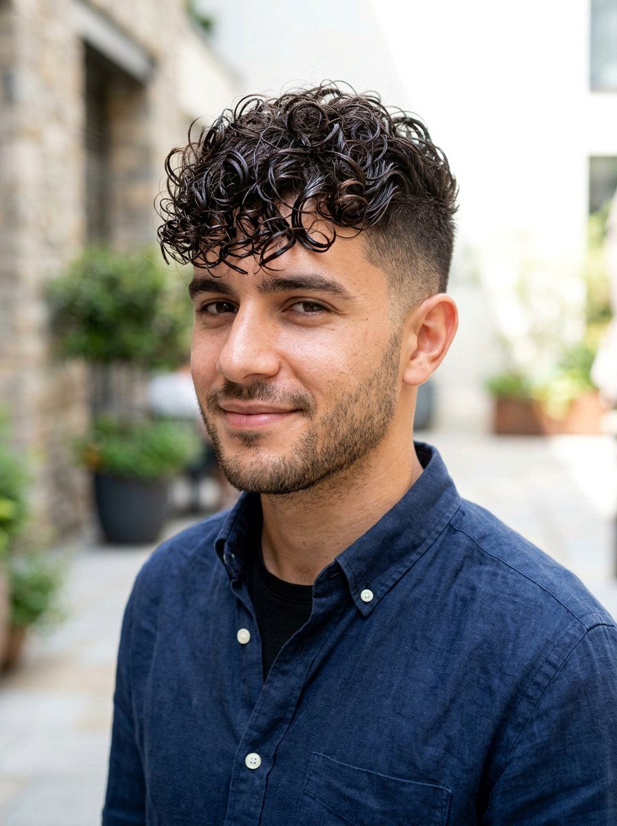 Wet Look Curls For Short Sides Long Top - 20 wet look curls hairstyle - 20 wet look curls hairstyle